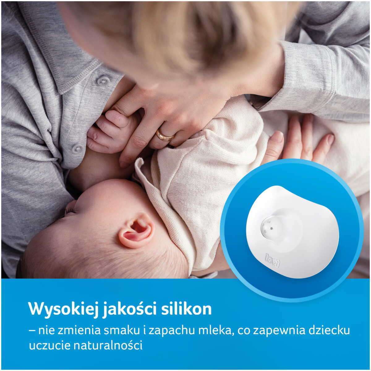 LOVI Silikonski štitnici za grudi Skin Touch 2 kom. M/L - Slika 4