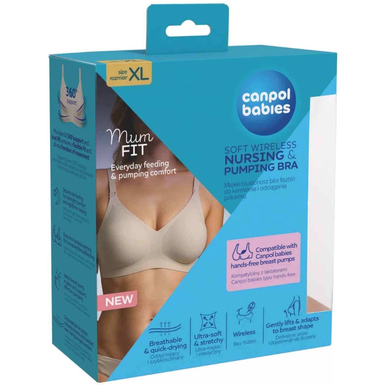 Canpol babies MumFIT grudnjak za dojenje i izdajanje – veličine XL - Slika 11